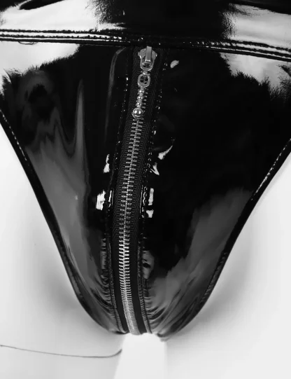 Zippered Open Crotch Jockstrap - Image 9