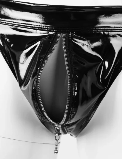 Zippered Open Crotch Jockstrap - Image 8