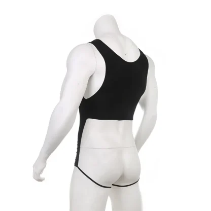Bodysuit with Backless and Open Crotch Design - Image 2