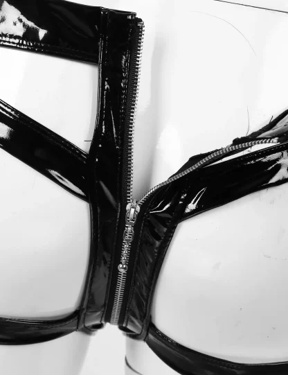 Zippered Open Crotch Jockstrap - Image 10