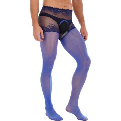 Open Crotch See-through Pantyhose - Image 12