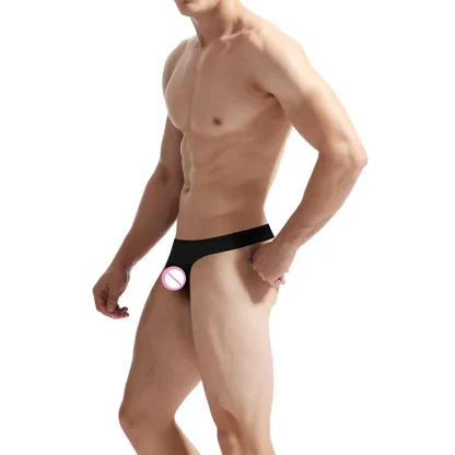 Men's Crotchless Solid Color Jockstrap - Image 5