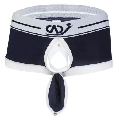 Open Crotch Boxer Brief with Snap Button - Image 4