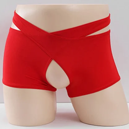 Tight Cutout Open Crotch Boxer Brief