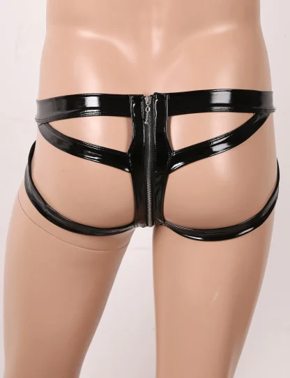 Zippered Open Crotch Jockstrap - Image 7
