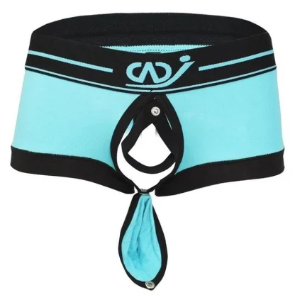 Open Crotch Boxer Brief with Snap Button - Image 3