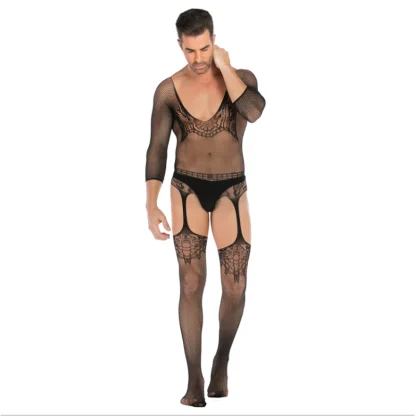 Tight Seductive Fishnet Bodystocking - Image 5
