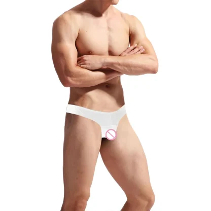 Men's Crotchless Solid Color Jockstrap - Image 9