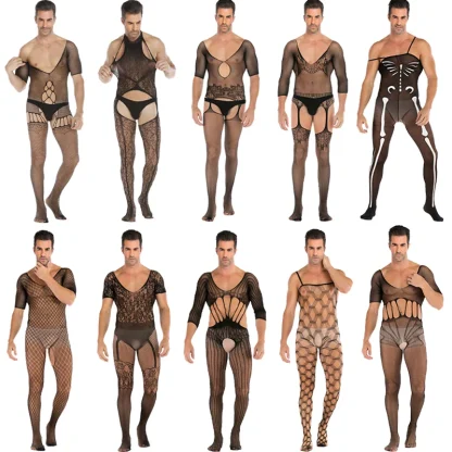 Tight Seductive Fishnet Bodystocking - Image 15