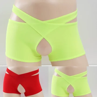 Tight Cutout Open Crotch Boxer Brief - Image 7
