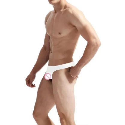 Men's Crotchless Solid Color Jockstrap - Image 8