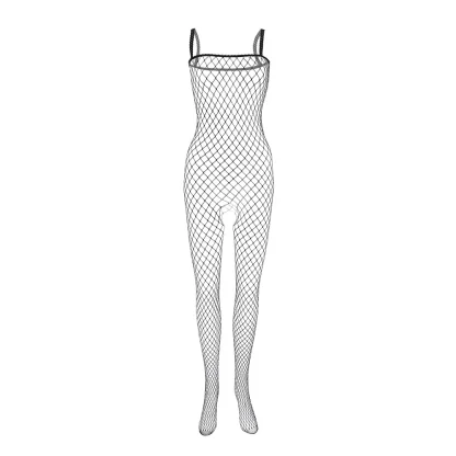 Fishnet Bodystocking with Open Crotch - Image 3
