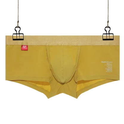Solid Color Boxer Brief with Open Front Design - Image 7