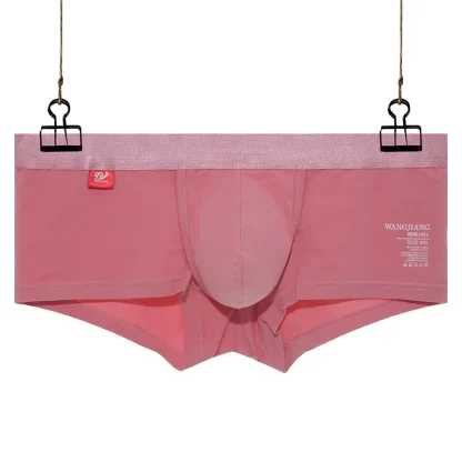 Solid Color Boxer Brief with Open Front Design - Image 6