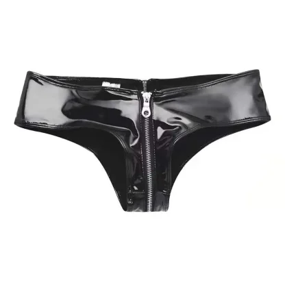 Low-rise Sleek Panty with Zip Crotch - Image 4