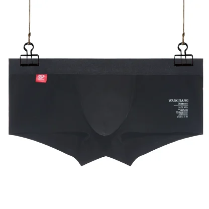 Solid Color Boxer Brief with Open Front Design - Image 8