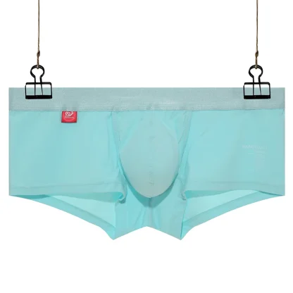 Solid Color Boxer Brief with Open Front Design - Image 11