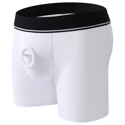 Comfortable Boxer Brief with Crotchless Design
