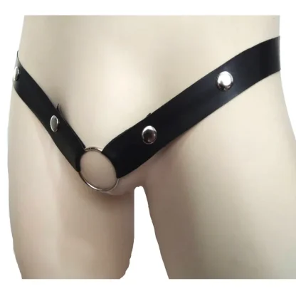 Sexy Sheer Lace Jockstrap with Ring Open Crotch - Image 4