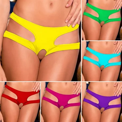 Crotchless Panties with Double Waist Strap - Image 8