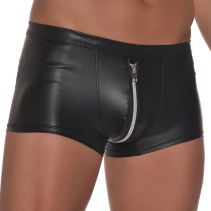 Sleek Boxer Brief with Zippered Crotch - Image 4