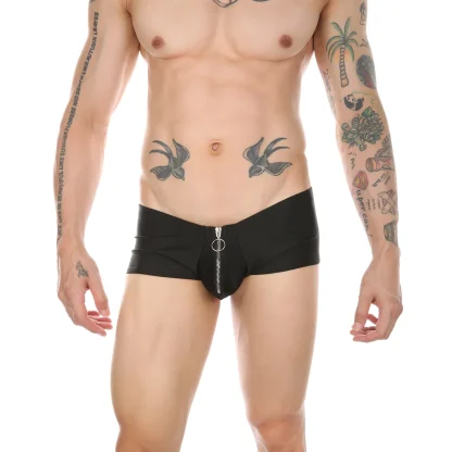 Zippered Crotch Low-rise Boxer Brief - Image 5