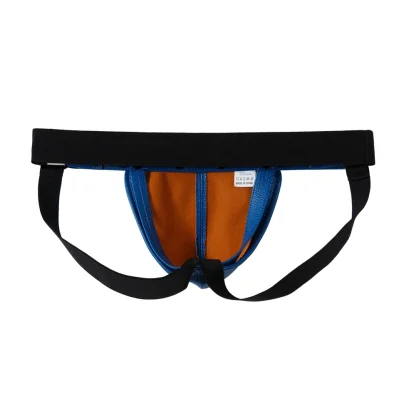 Faux Leather Jockstrap with Removable Codpiece - Image 10