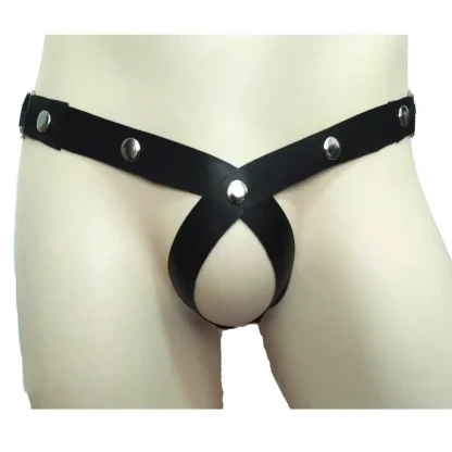 Sexy Sheer Lace Jockstrap with Ring Open Crotch - Image 5