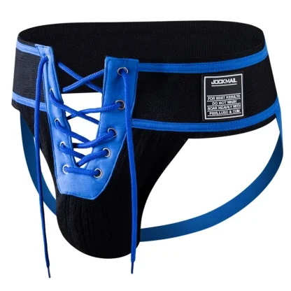 Playful Jockstrap with Lace-up Crotch - Image 8
