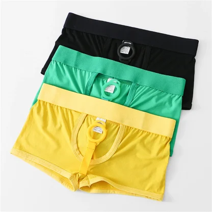 Comfortable Boxer Brief with Open Crotch - Image 11