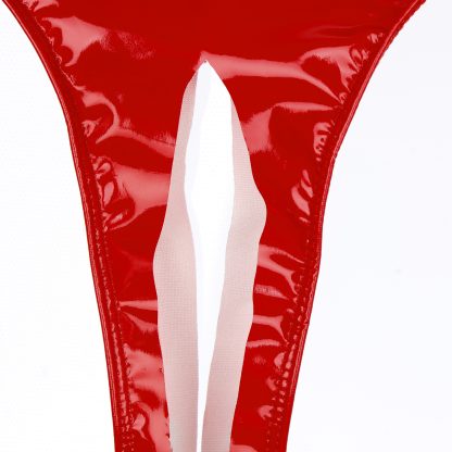 Shiny Sleek Panties with Open Crotch Design - Image 6