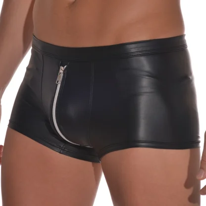 Sleek Boxer Brief with Zippered Crotch - Image 3