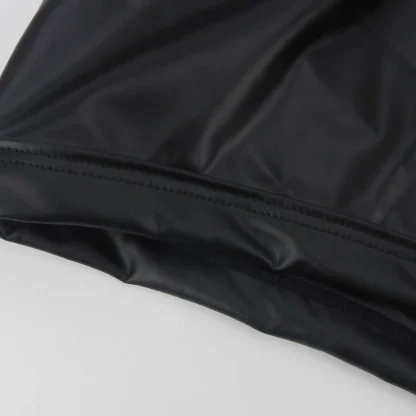 Open Back Boxer Brief with Shiny Finish - Image 8