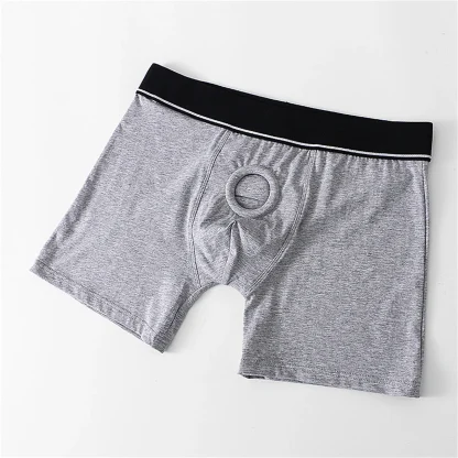 Comfortable Boxer Brief with Crotchless Design - Image 11