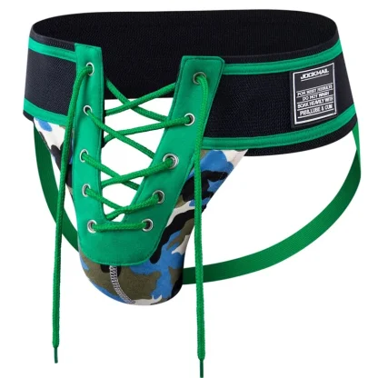 Playful Jockstrap with Lace-up Crotch - Image 9