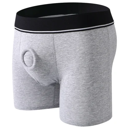 Comfortable Boxer Brief with Crotchless Design - Image 9