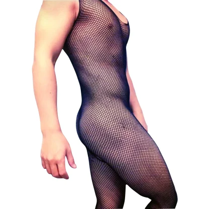 Sleeveless Bodystocking Crotchless for Men