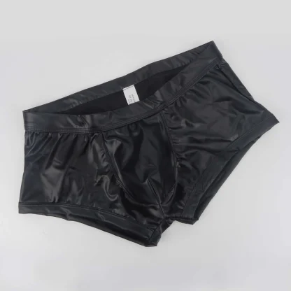 Open Back Boxer Brief with Shiny Finish - Image 6