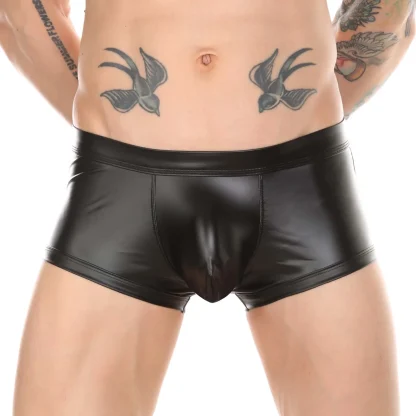 Open Back Boxer Brief with Shiny Finish - Image 2