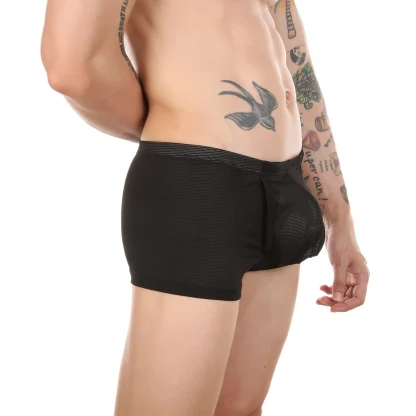 Open Crotch Boxer Brief with Breathable Mesh - Image 3