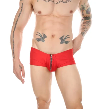 Zippered Crotch Low-rise Boxer Brief - Image 2