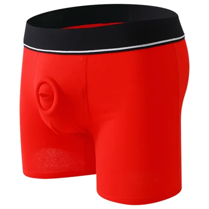 Comfortable Boxer Brief with Crotchless Design - Image 7