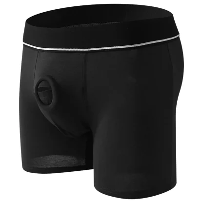 Comfortable Boxer Brief with Crotchless Design - Image 5
