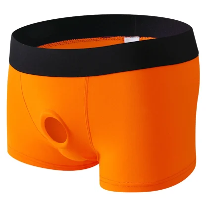 Round Crotchless Comfy Boxer Briefs